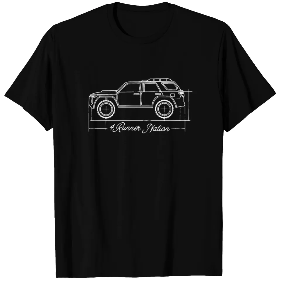 4runner Nation Blueprint Premium T-Shirt for Men — Mens T Shirts