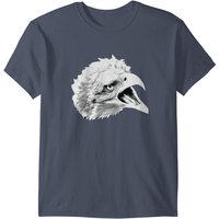 T-shirt Screaming Eagle pour hommes en noir