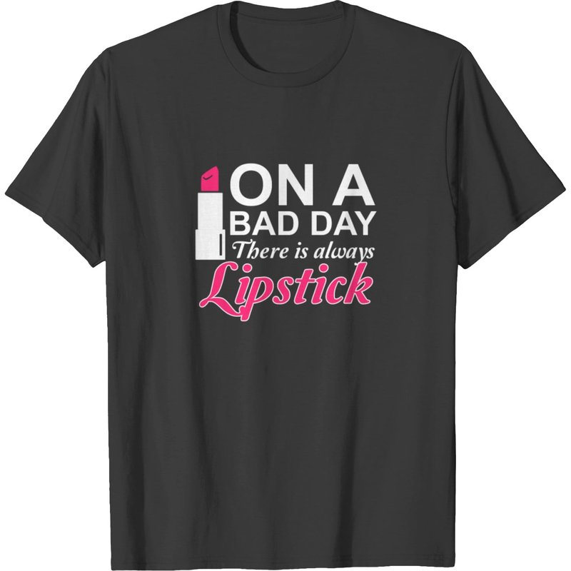 T-shirt pour hommes On Bad Day There's Always Lipstick — T-shirts pour hommes