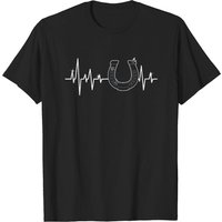 T-shirt Cadeau Horseshoe Heartbeat pour Hommes