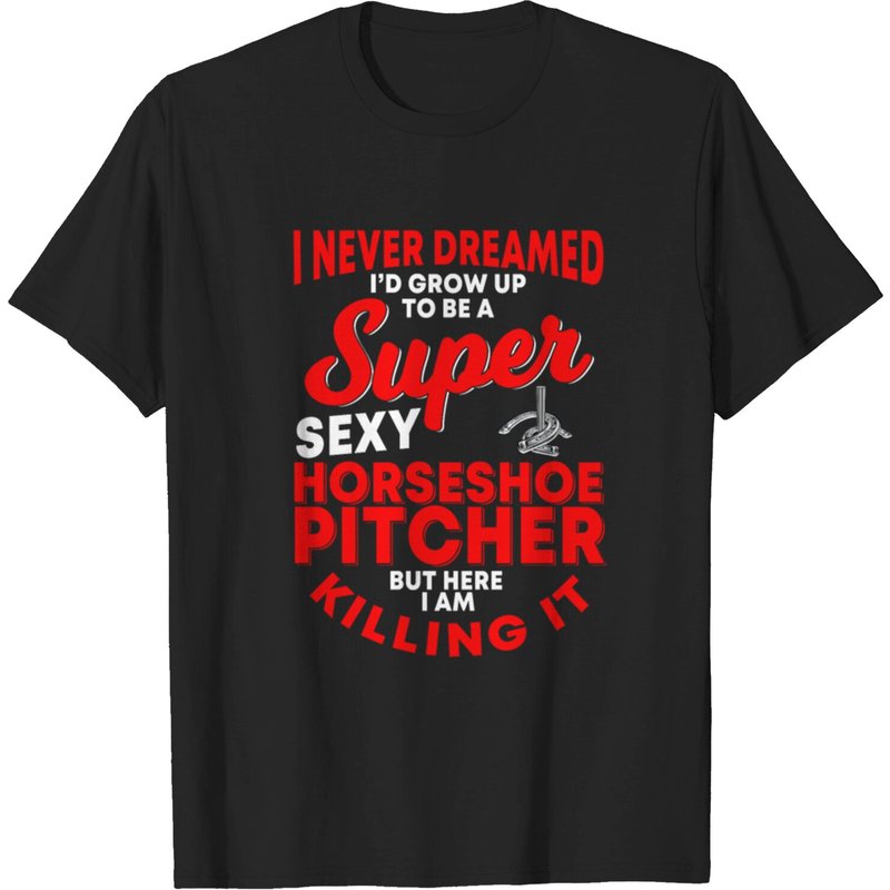 T-shirt Horseshoe Pitcher pour hommes — T-shirts pour hommes