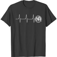 T-shirt Narcotics Anonymous Heartbeat AA 12 Steps pour hommes — T-shirts pour hommes