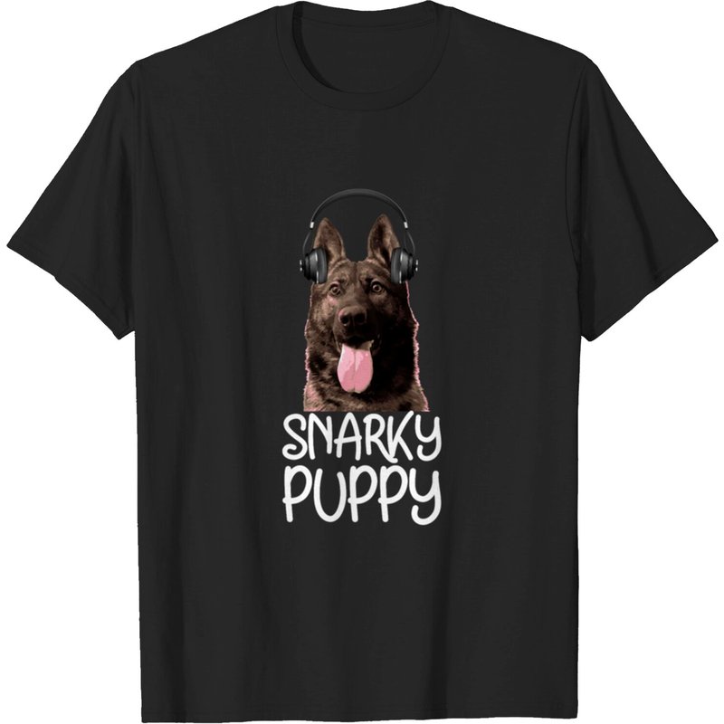 T-shirt pour hommes Snarky Puppy en noir — T-shirts pour hommes