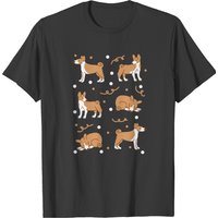 Basenji Puppies T-Shirt for Men in Black