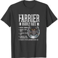 Farrier Horseshoe Gift Hoof Tools T-shirt for Men