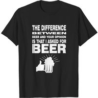 T-shirt I Love Beer I Asked For Beer pour hommes — T-shirts pour hommes