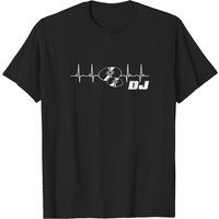 Dj Heartbeat Men's T-Shirt in Black