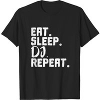 DJ T-Shirt for Men in Black