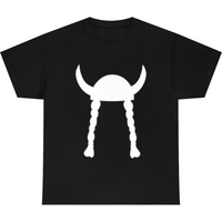 Viking Helmet and Plaits Men's T-Shirt