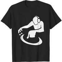 Cool DJ Men's Black T-Shirt