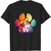 Pride Puppy T-Shirt for Men in Black