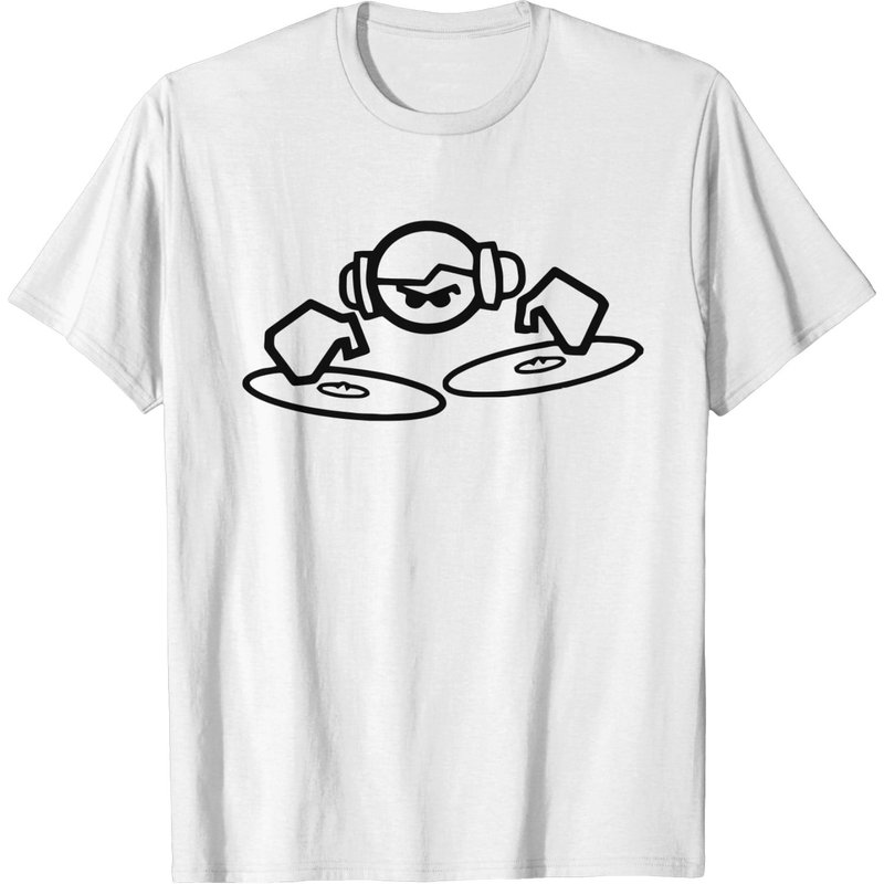 T-shirt DJ de musique dance en vinyle pour hommes — T-shirts pour hommes