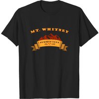 Mount Whitney Summit Club T-shirt for Men - Black
