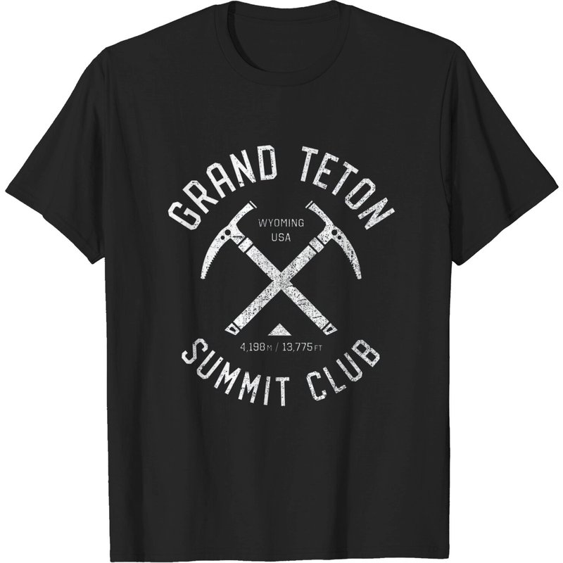 T-shirt Grand Teton Summit Club I Gravi Grand Teton pour hommes — T-shirts pour hommes