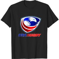 T-shirt USA Rugby pour hommes - Noir — T-shirts pour hommes