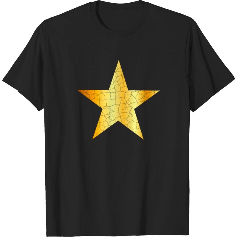 T-shirt Vintage Gold Star pour Hommes — T-shirts pour hommes