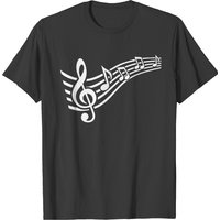 T-shirt Clef de Notes Musicales pour Hommes