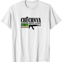 T-shirt Chechnya Nord-Caucase pour hommes - Noir — T-shirts pour hommes