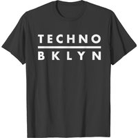 T-shirt Techno Brooklyn pour hommes - Noir — T-shirts pour hommes