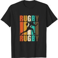 T-shirt Vintage Joueur de Rugby pour Hommes