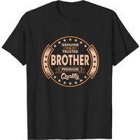 T-shirt de qualité supérieure Brother pour hommes en noir