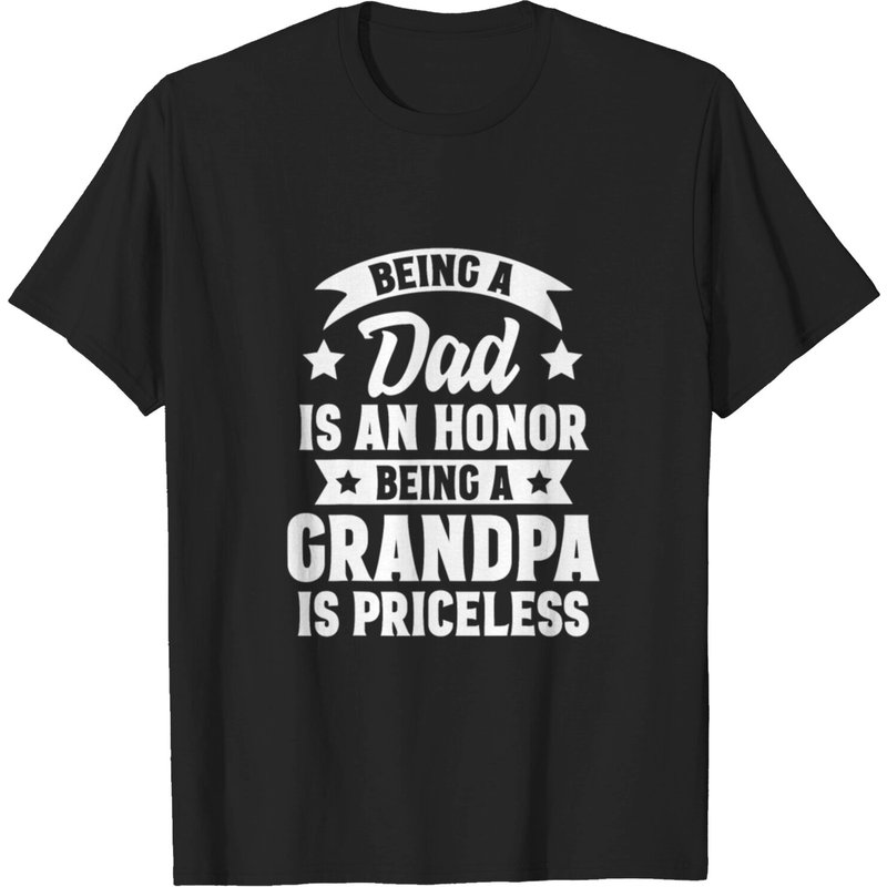 Être papa est un honneur, être grand-papa est inestimable T-shirt pour hommes — T-shirts pour hommes