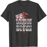 Templar Knights Templar Code T-shirt for Men
