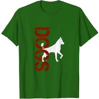T-shirt pour homme - Amoureux des chiens - Noir — T-shirts pour hommes
