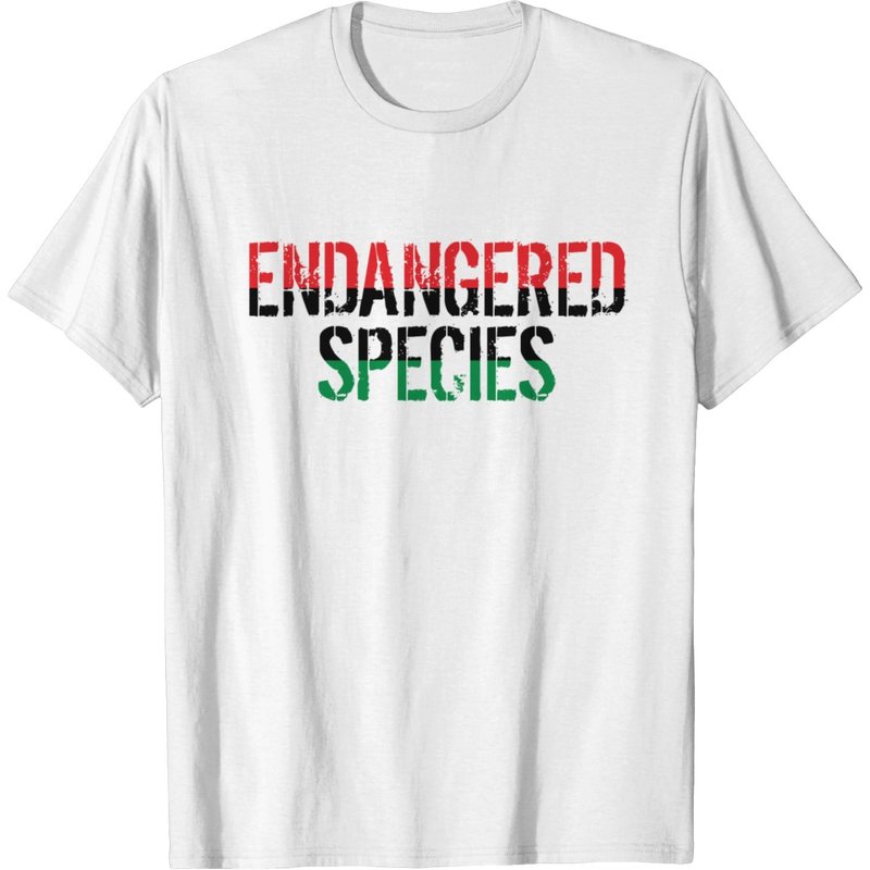 T-shirt pour hommes avec design d'espèces menacées — T-shirts pour hommes