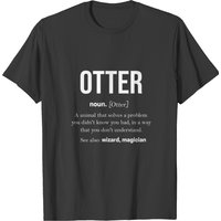 T-shirt Otter pour hommes en cendre