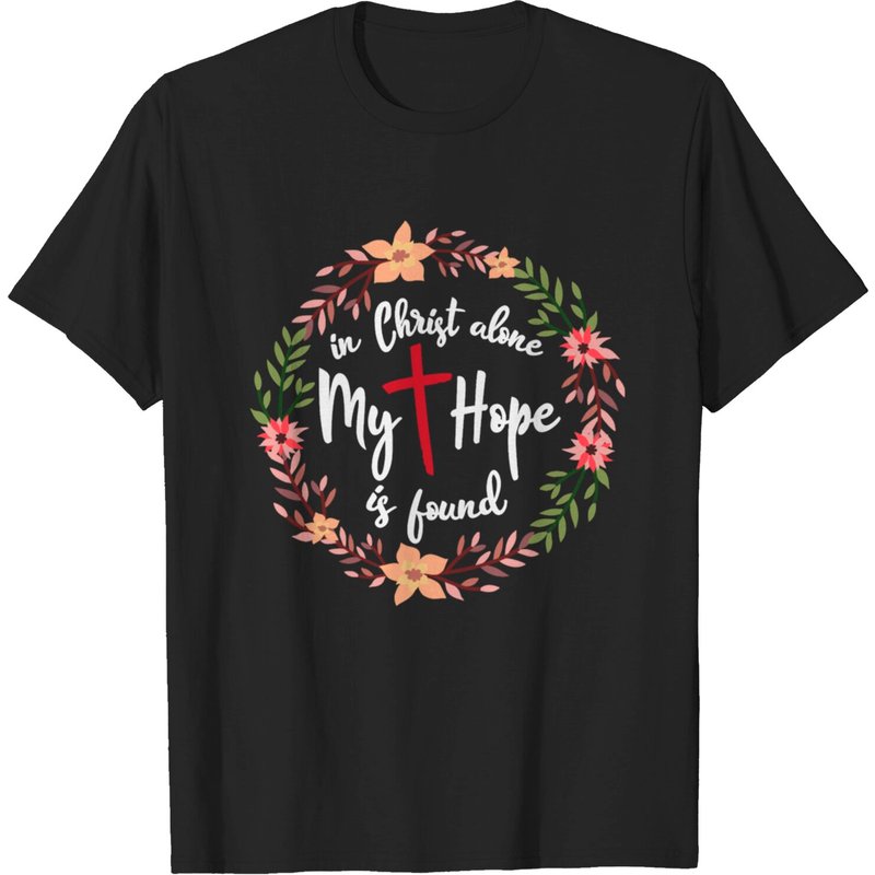 T-shirt In Christ Alone My Hope Is Found pour hommes