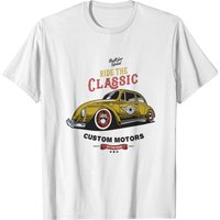 T-shirt classique Custom Beetle Hit The Road pour hommes — T-shirts pour hommes