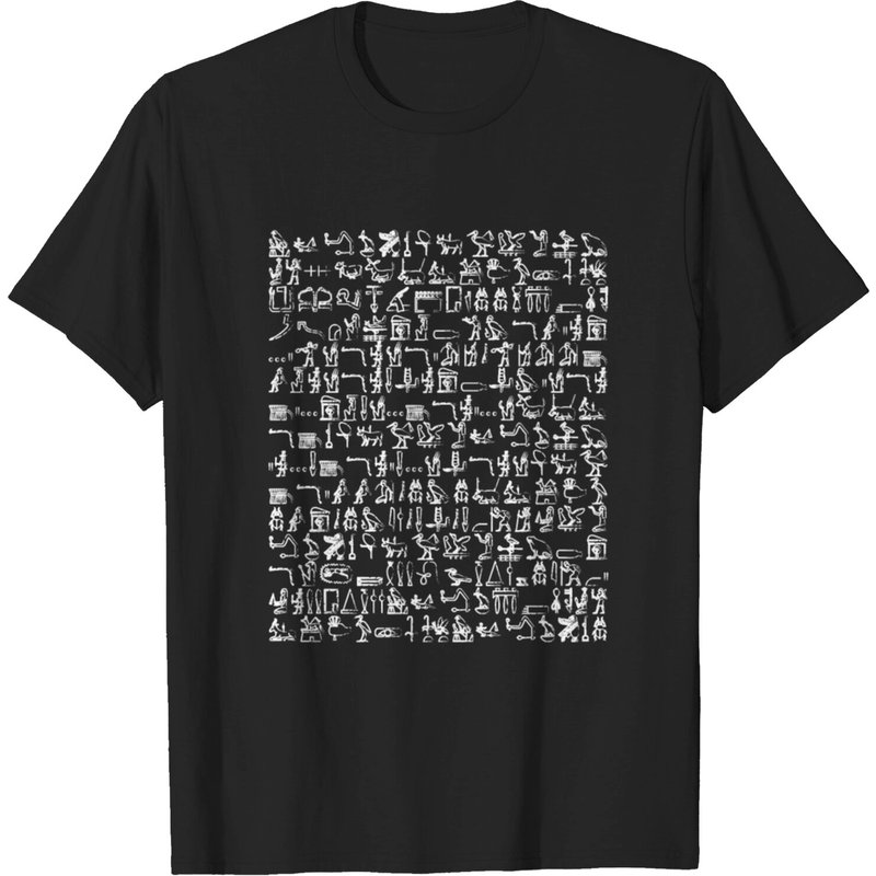 T-shirt égyptien hiéroglyphes pour hommes — T-shirts pour hommes