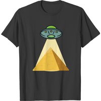 T-shirt UFO Pyramid Aliens — T-shirts pour hommes