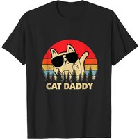Cat Daddy Vintage Eighties Style Distressed T-shirt for Men