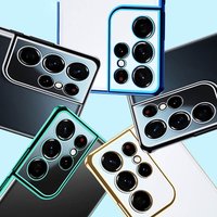 Samsung Galaxy Electroplated Clear Protective Case — Fashion Accessories