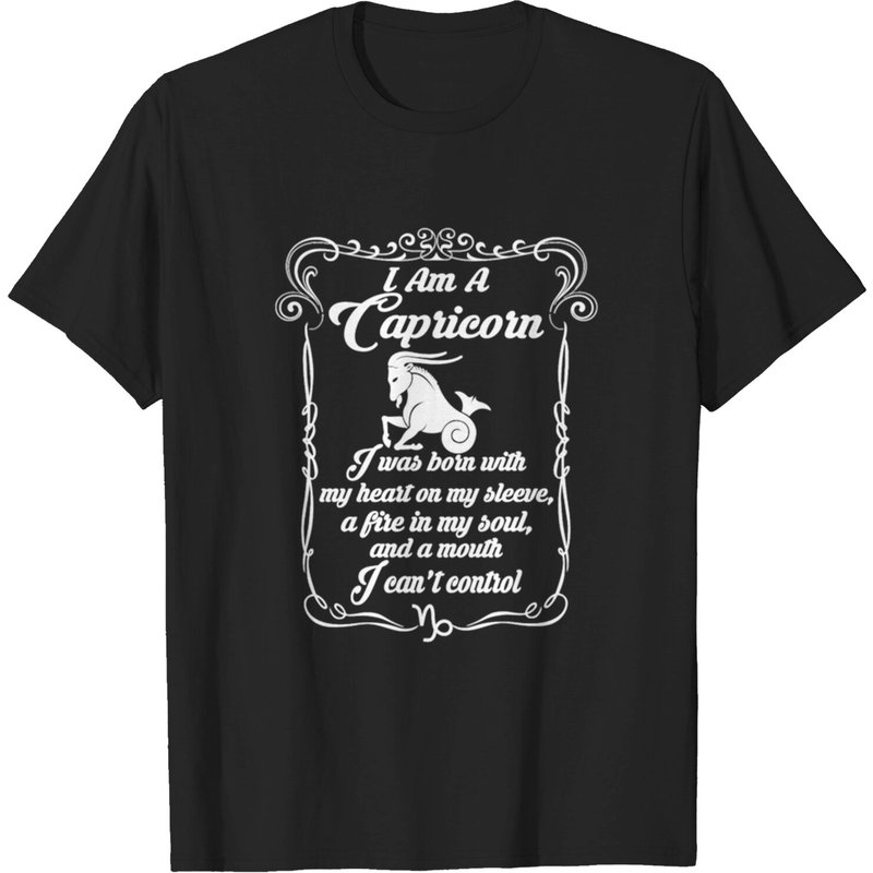 T-shirt I Am A Capricorn pour hommes — T-shirts pour hommes