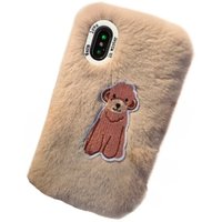 iPhone Plush Protective Case with Embroidered Design — Fashion Accessories