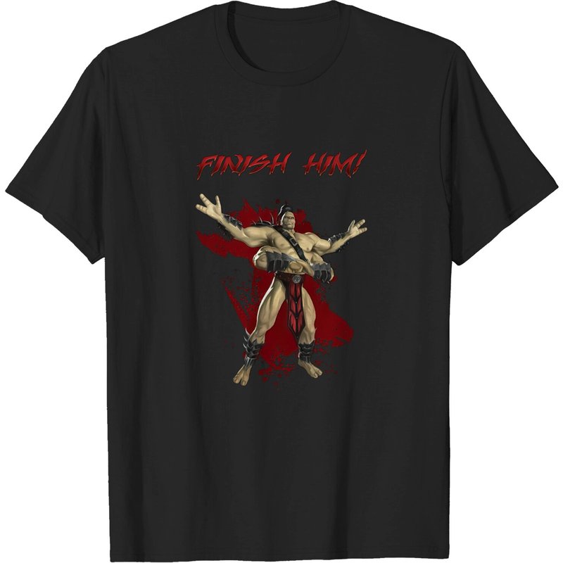T-shirt Mortal Kombat pour hommes en noir — T-shirts pour hommes