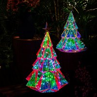 Radiant Diamond Facet Luminous Christmas Ornament — Pendant Necklace