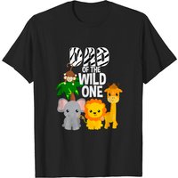 Dad of the Wild One Zoo Theme Birthday Safari T-Shirt for Men