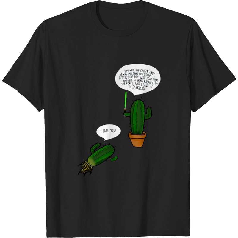 T-shirt You Were The Chosen One pour hommes en noir — T-shirts pour hommes