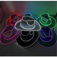Chapeau de Cowboy LED Sans Fil | Accessoire Lumineux — Accessoires de mode