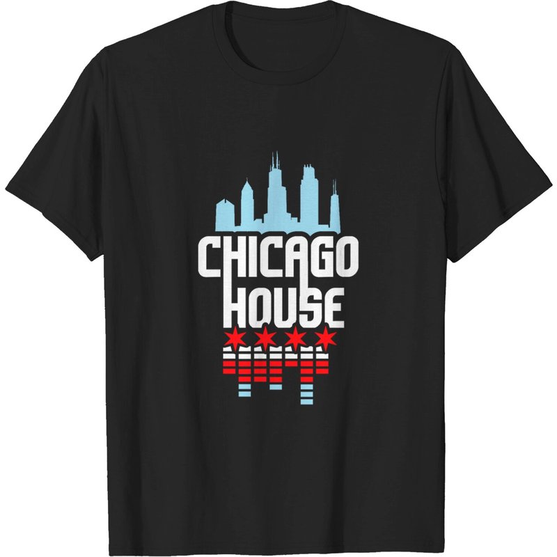 T-shirt Vintage DJ Chicago House Music pour hommes — T-shirts pour hommes