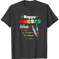 T-shirt Semaine des Infirmiers pour Hommes en Noir — T-shirts pour hommes