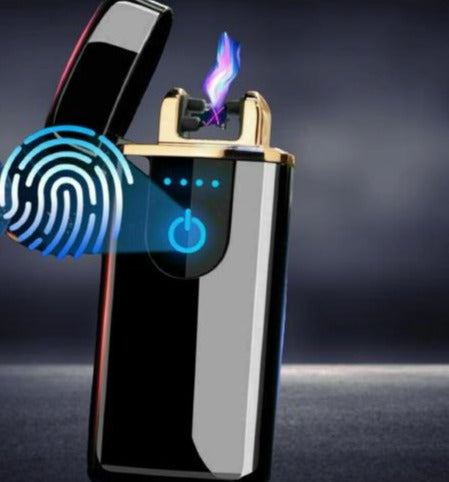Touch Screen Dual Arc Electric Lighter - Flameless and USB Rechargeable — Scented Candles