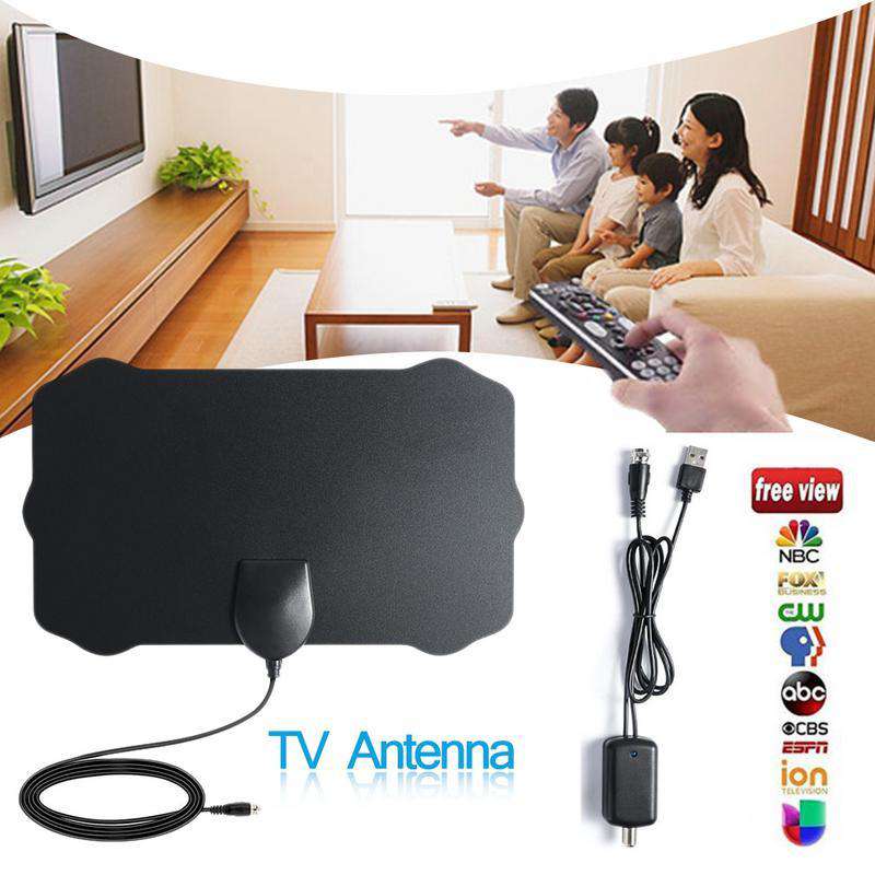 Antenne HDTV Intérieure avec Amplification de 120 Milles — Amplificateurs audio et DAC