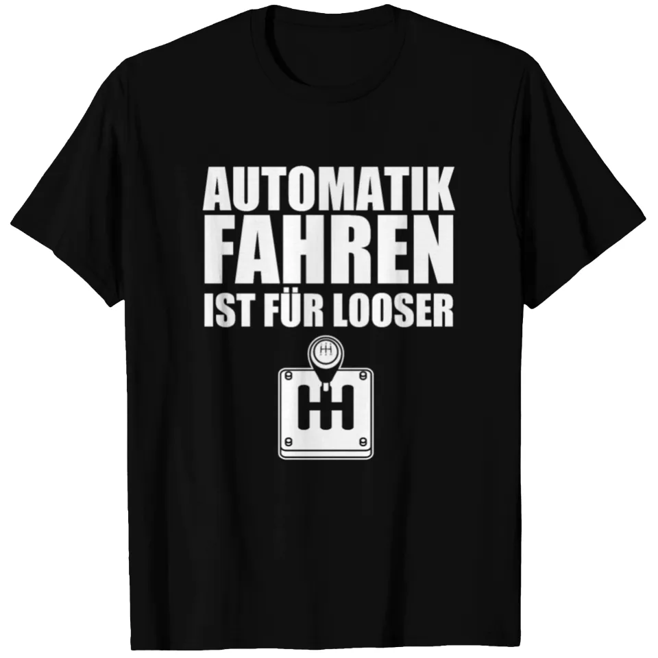 Automatic Manual Transmission Car Stick Drive T-Shirt for Men — Mens T Shirts