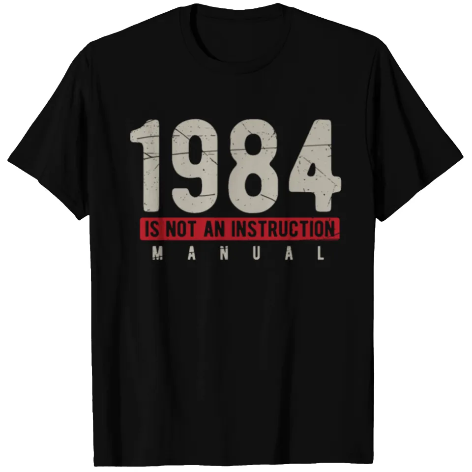T-shirt Orwell Leak USA 1984 N'est Pas Un Manuel D'instructions — T-shirts pour hommes