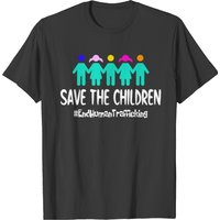 T-shirt pour hommes Save The Children Mettons fin à la traite des êtres humains